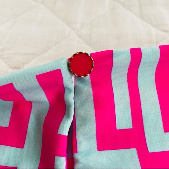 Britt Ryan Shift 3/4 Sleeve Dress Geometric Print - Picture 6 of 8